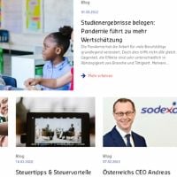 Sodexo's blog in collaboration with Contentfish