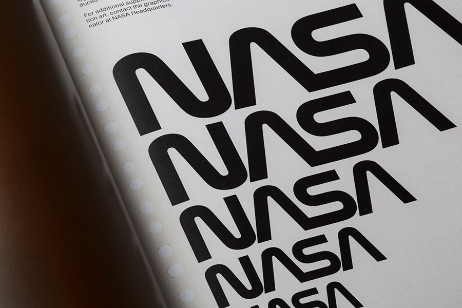 Bildhinweis: Klare Logo-Richtlinien im NASA Graphic Standards Manual